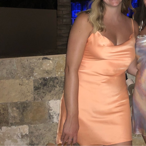 UO Mallory Cowl Neck Mini Dress - Picture 4 of 4